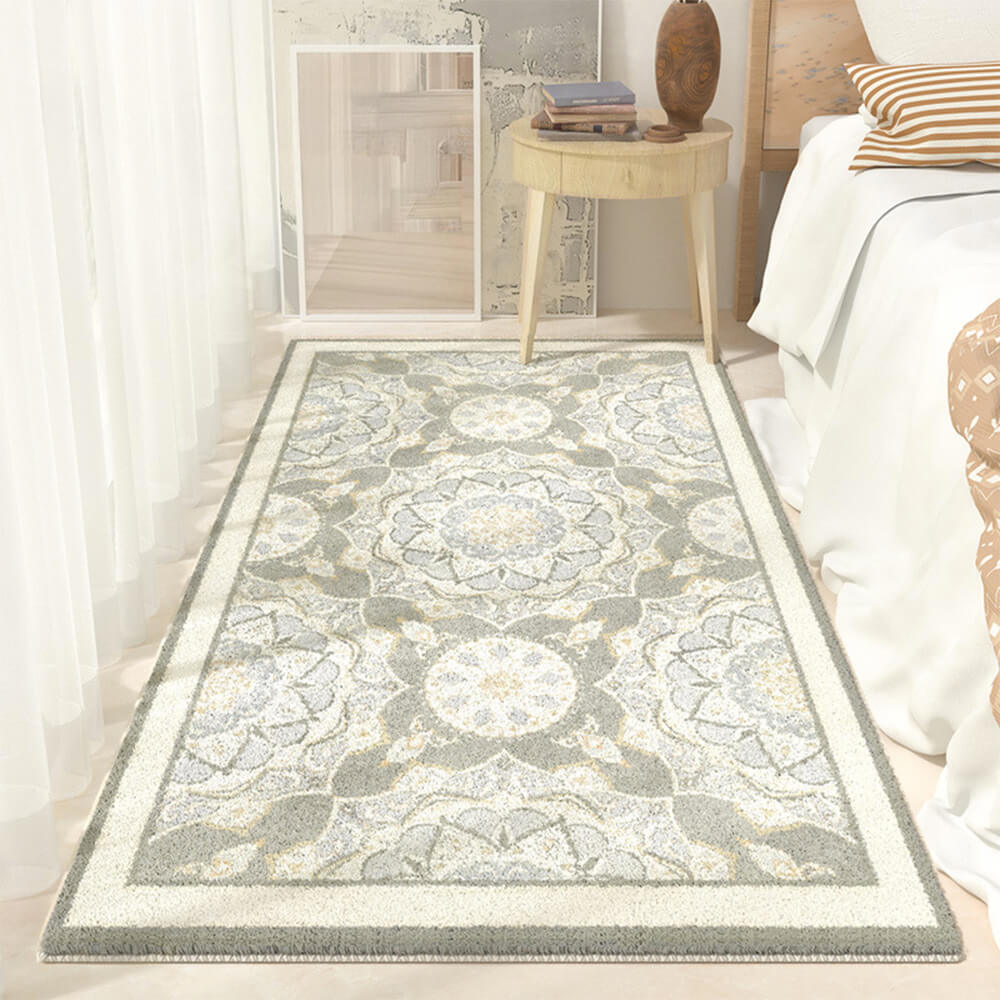 Persian Style Faux Cashmere Soft Non-Slip Home Area Rug