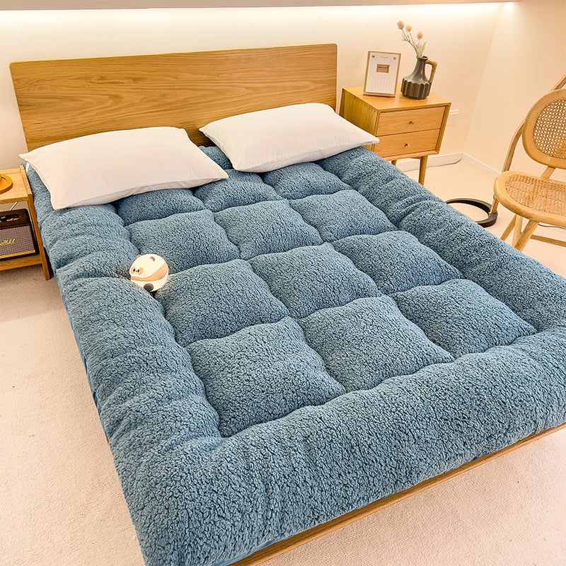 Large Cozy Lambswool Human Pet Mattress Topper