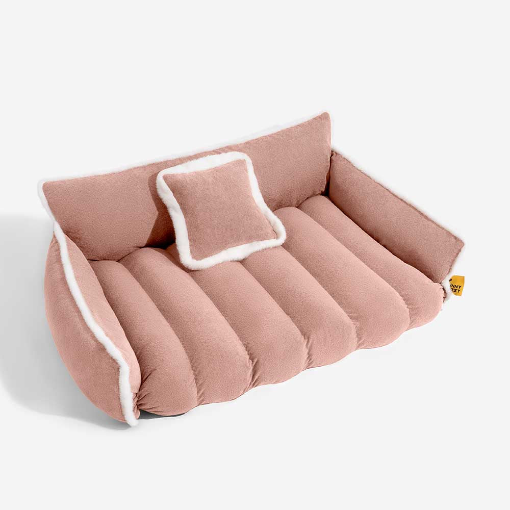 Fluffy Supportive Dog Sofa Bed - Cozy Space