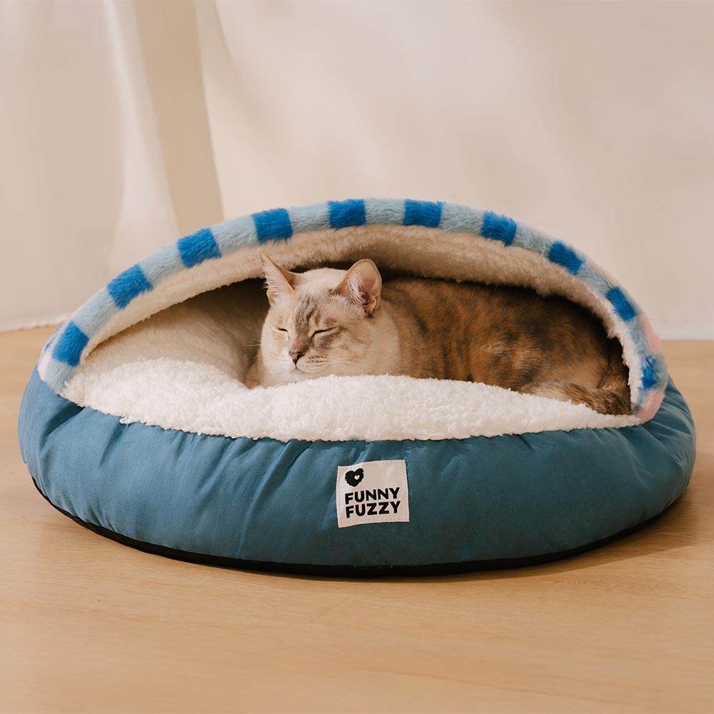 Washable Ultra Soft Sleeping Round Cat Bed