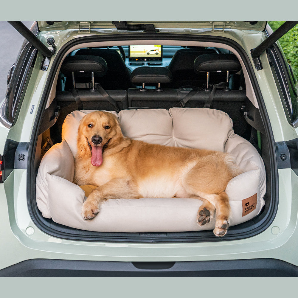 Cama de assento traseiro de carro para cães médios e grandes de segurança para viagem