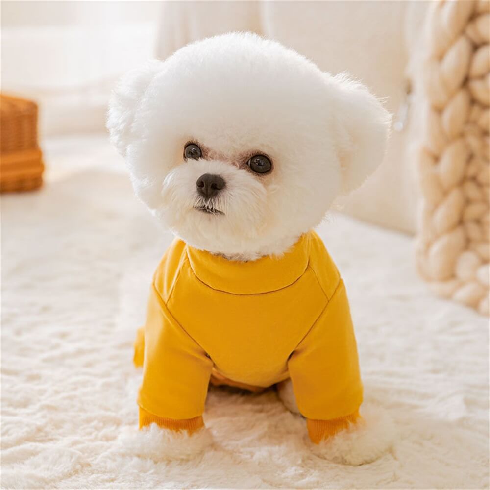 Sunny Yellow Dog Jacket – Stylish & Cozy Outerwear for Cold Weather