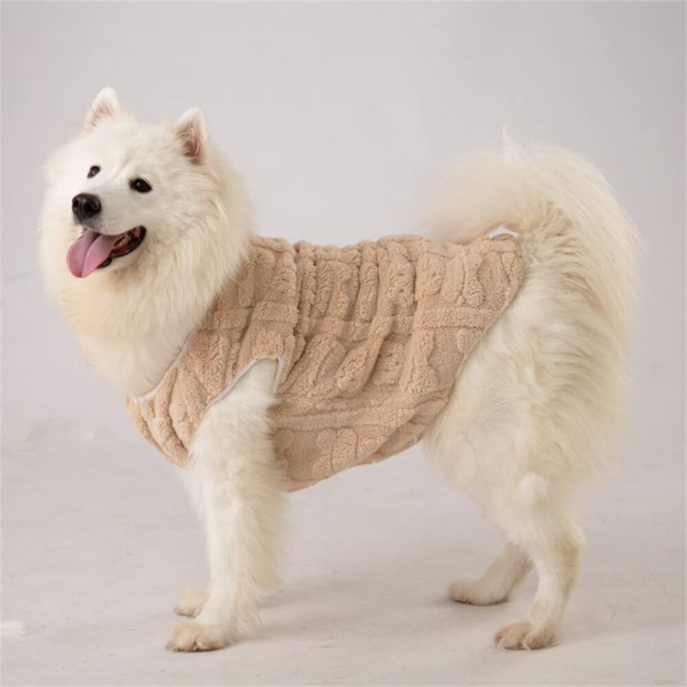 Plush and Cozy Dog Vest - Perfect for Winter Warmth