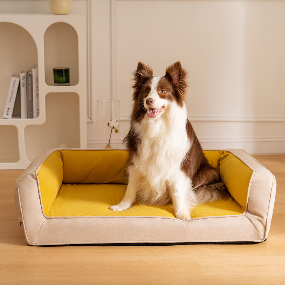 Sofá-cama ortopédico confortável para cães com suporte total Ultimate Lounger