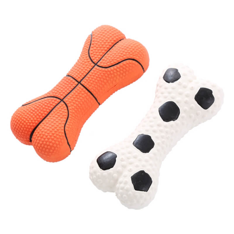 Durable Squeaky Bone Toy Dog Chew Toy