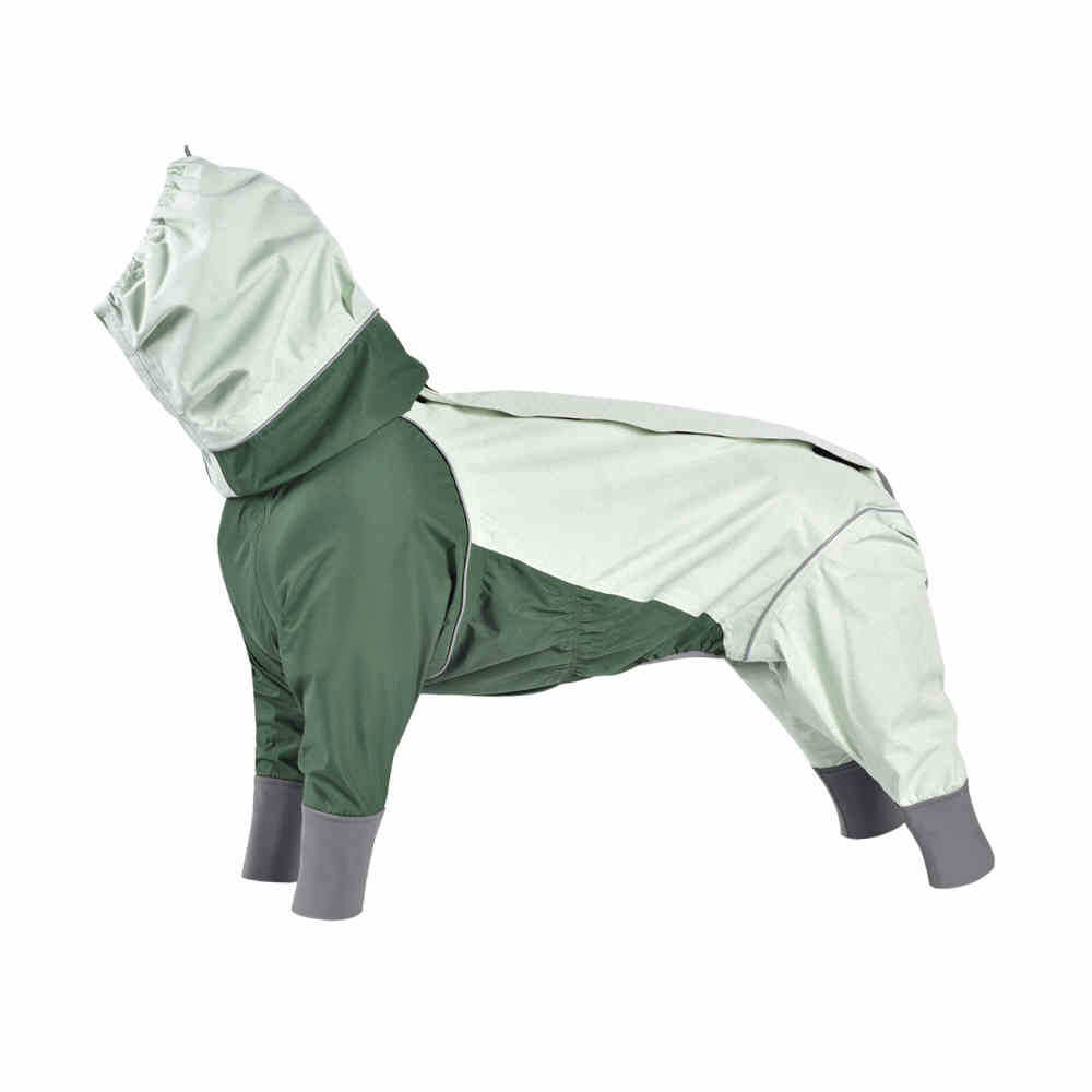 Large Adjustable Reflective Outdoor Dog and Human Matching Raincoat