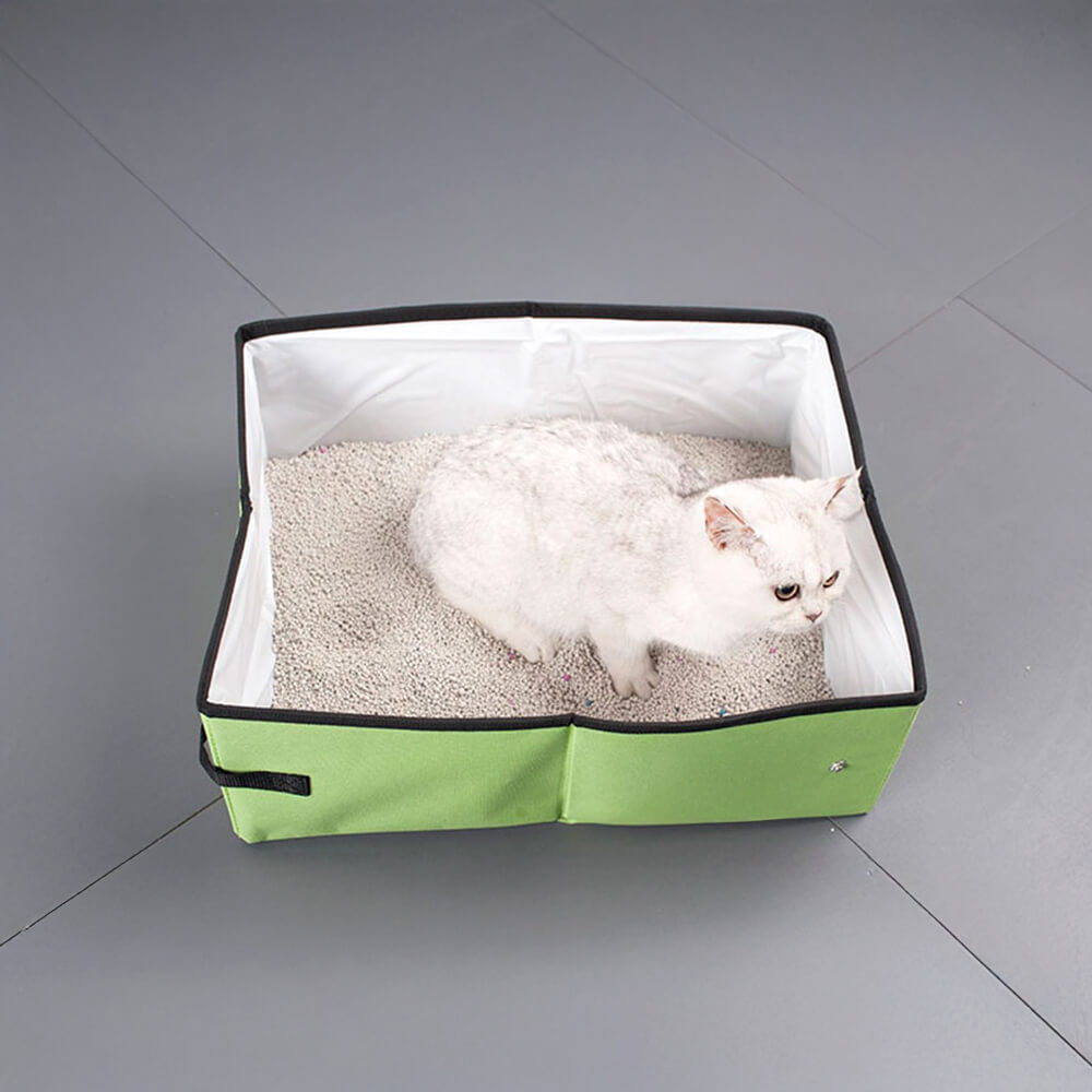 Portable Foldable Waterproof Aluminum Foil Cat Litter Box