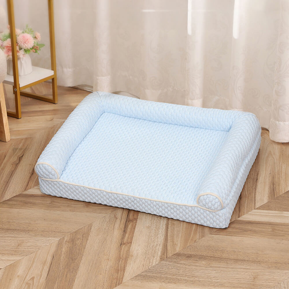 Soft All Seasons Cooling Layered Dog & Cat Bed