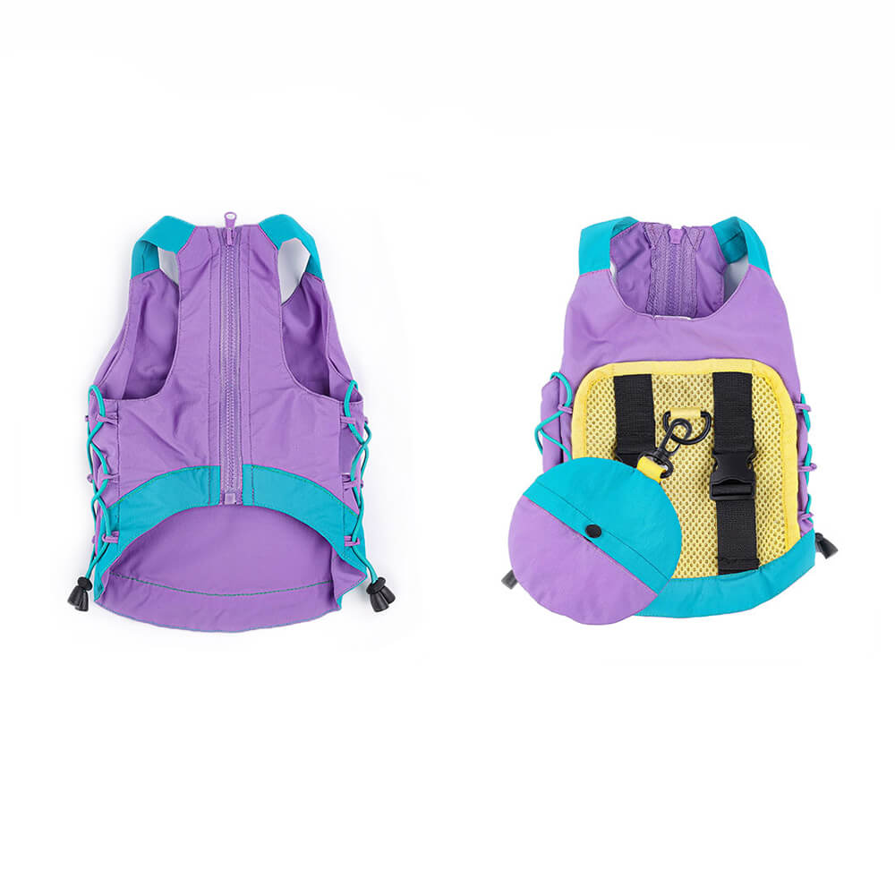 Fashionable Colorful Dog Vest with Sun Hat for Small Dogs