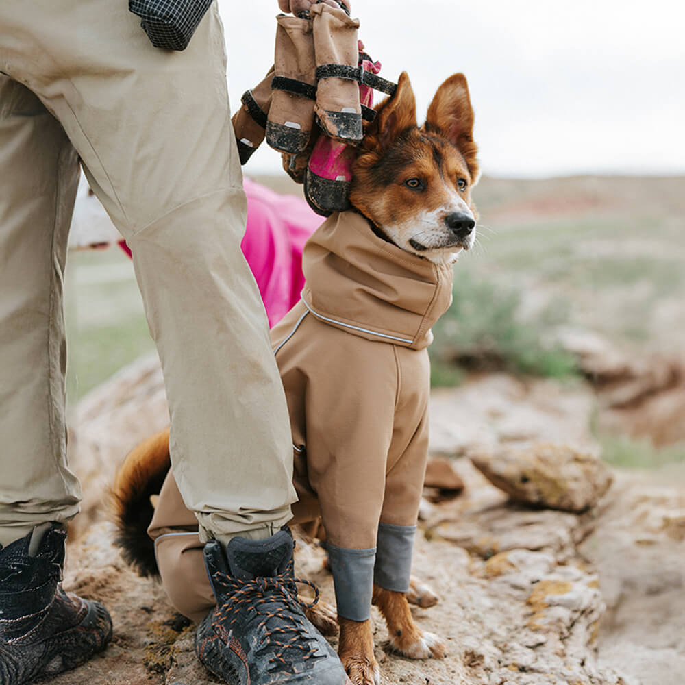 Chic Waterproof Reflective Anti-Slip Rubber Velcro Outdoor Dog Boots