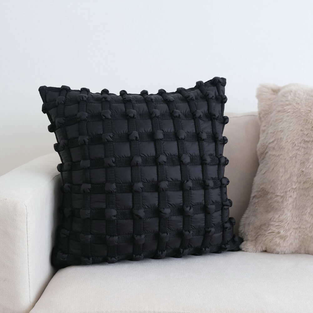 Luxury Fashion Checkered Decorative Lumbar Home Sofa Pillow