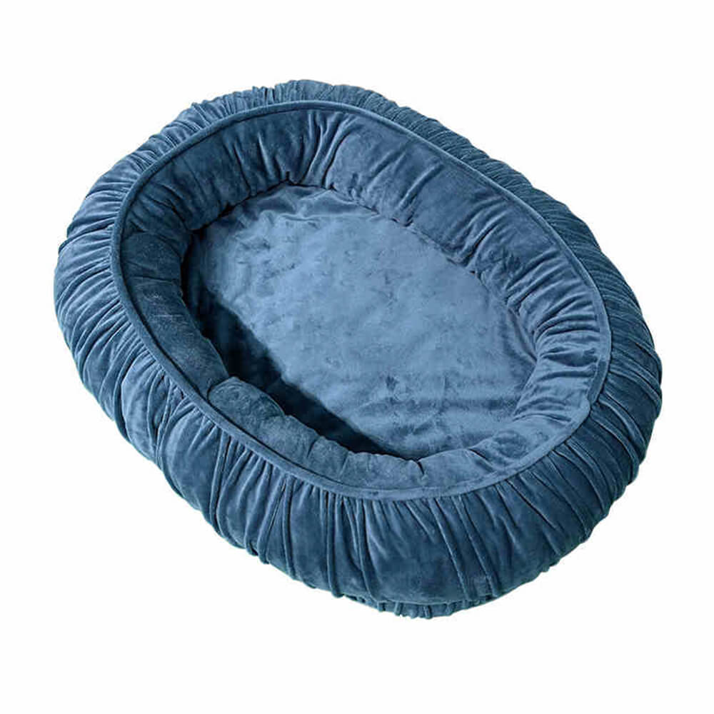 Oval Orthopedic Support Cozy Sleeping Detachable Dog & Cat Bed