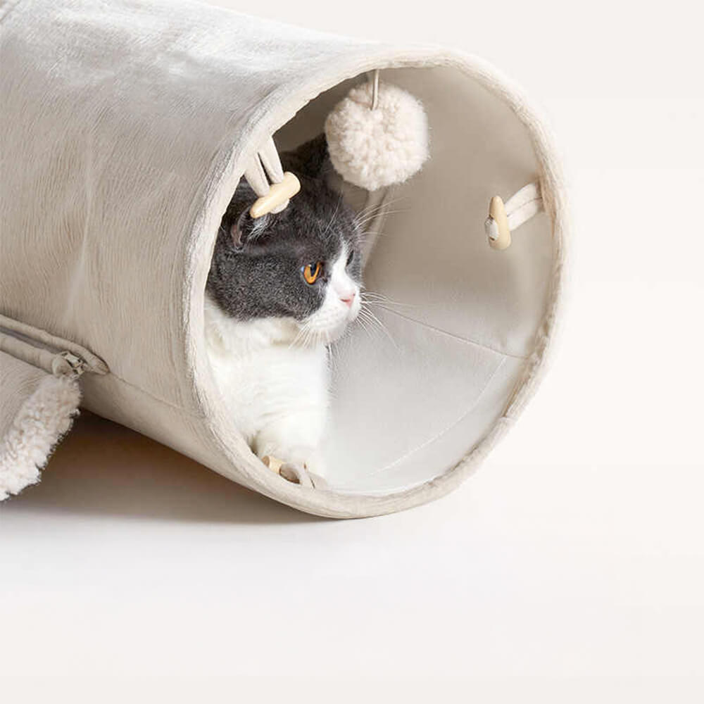 Play Interactive Rest Foldable Skin-Friendly Cat Tunnel Sleeping Mat