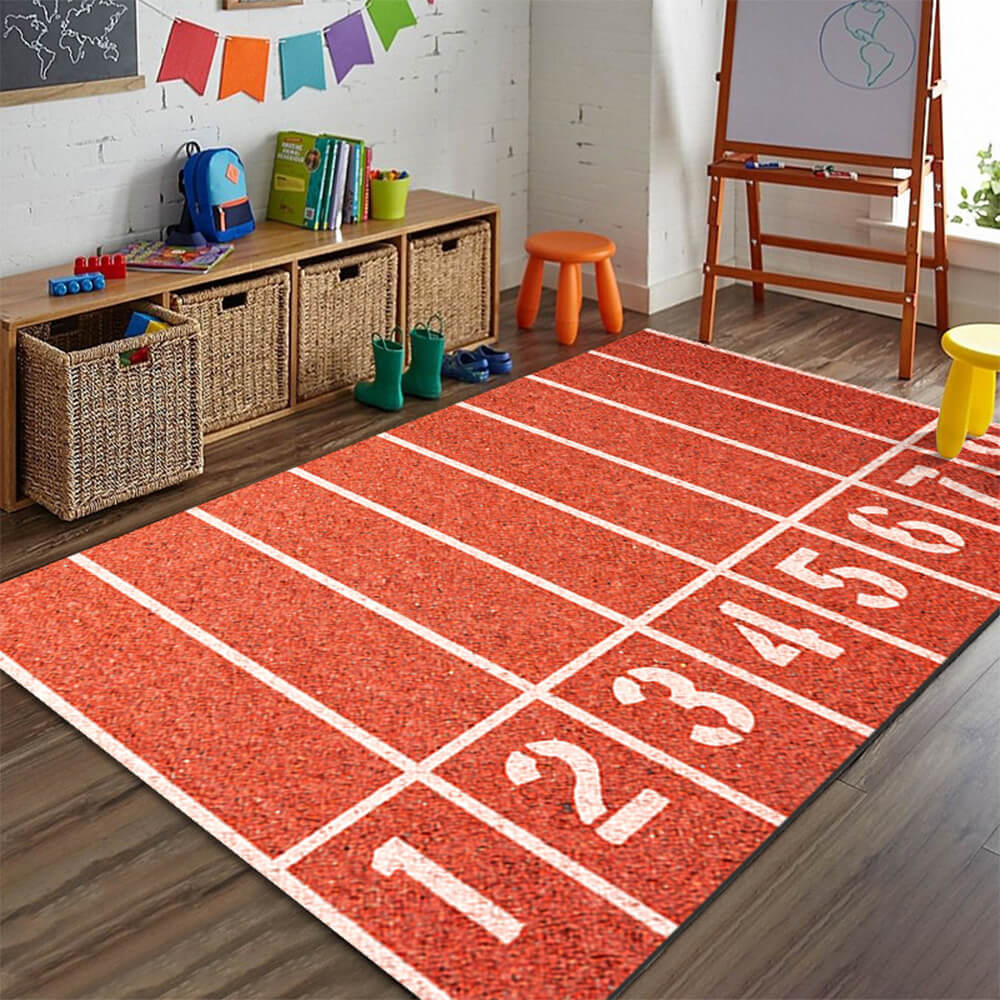 Sports Series Anti-Slip Scratch-Resistant Home Decor Rug