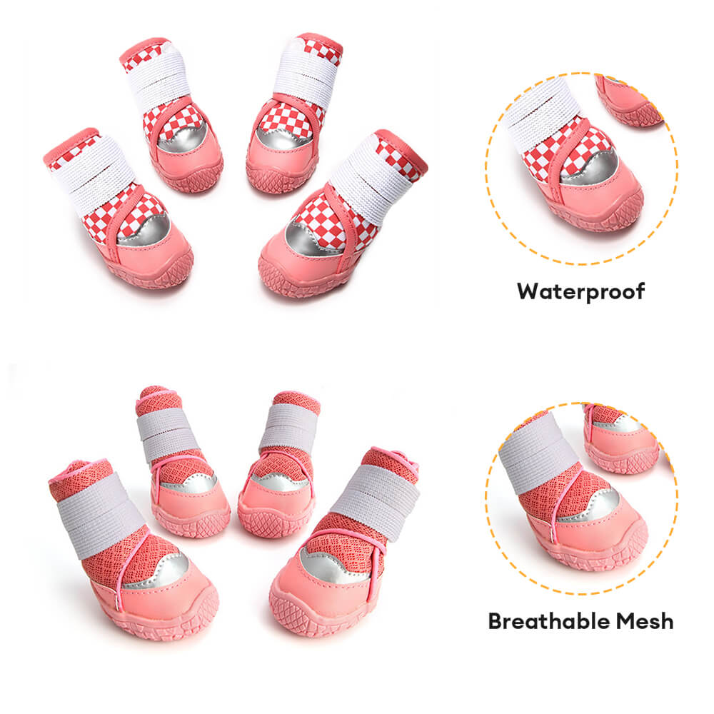 Stylish Functional Breathable Mesh Non-Slip Paw Protector Dog Shoes