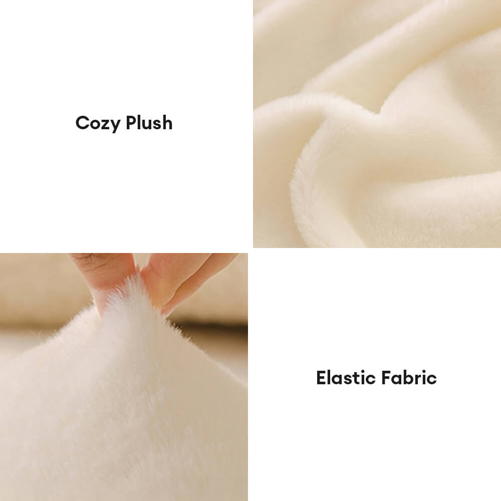 Ultra Soft Skin Friendly Plush Full Coverage Sofa Protector Couch Cover