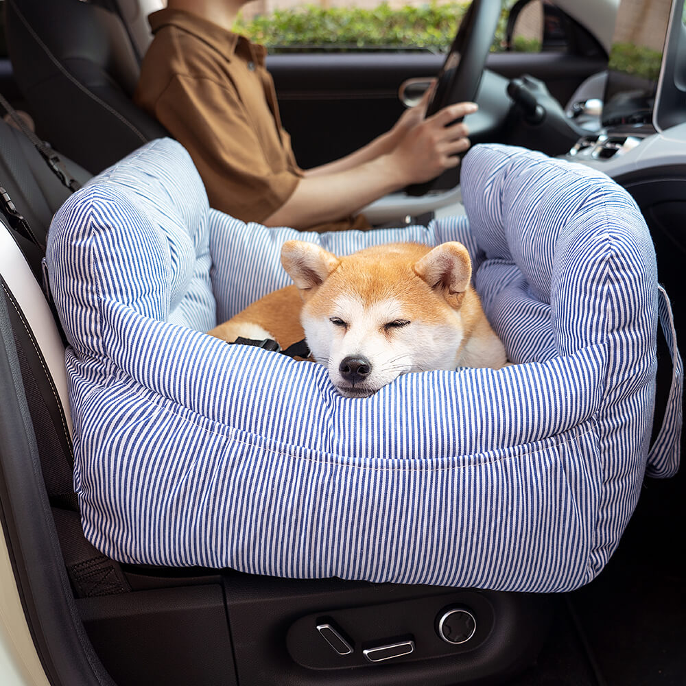 Portable Leisure Outing Pet Bolster Large Dog Car Seat Bed