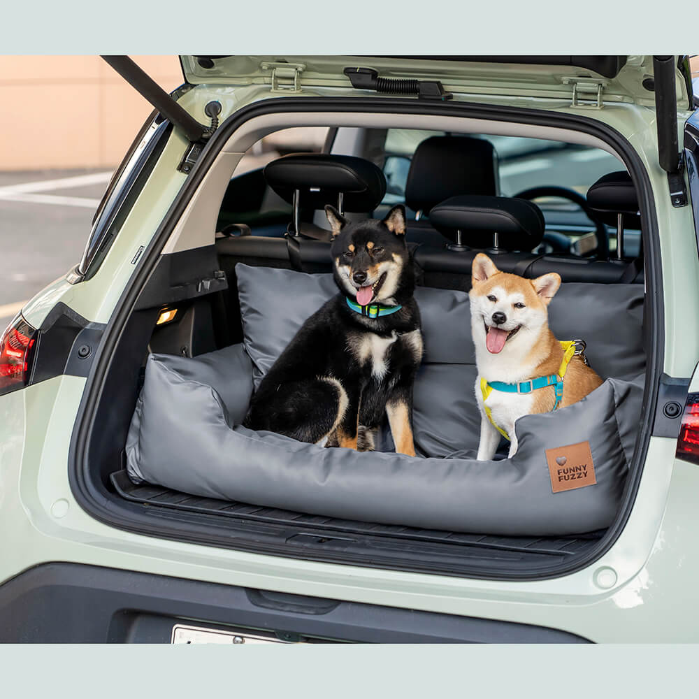 Cama de assento traseiro de carro para cães médios e grandes de segurança para viagem