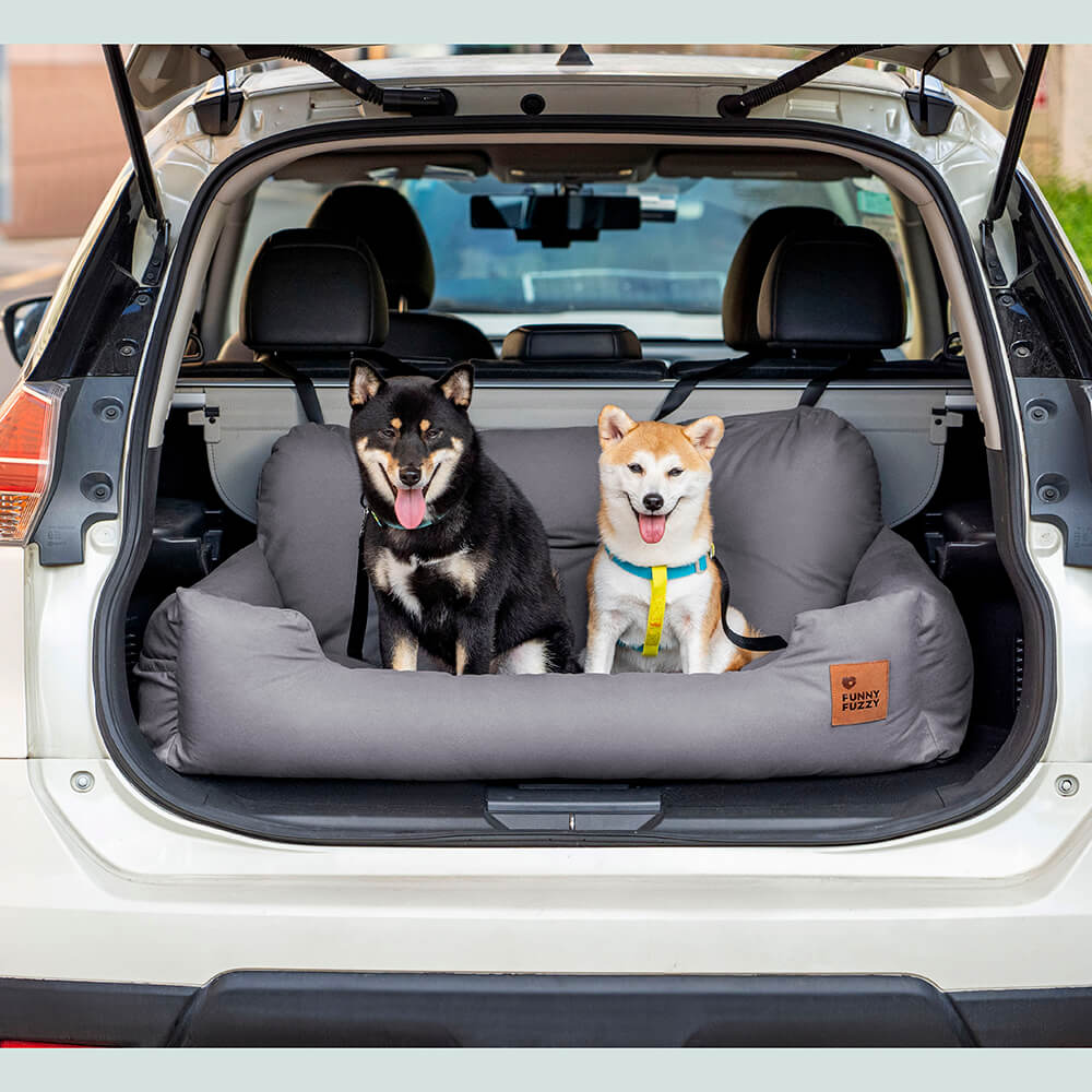 Cama de assento traseiro de carro para cães médios e grandes de segurança para viagem