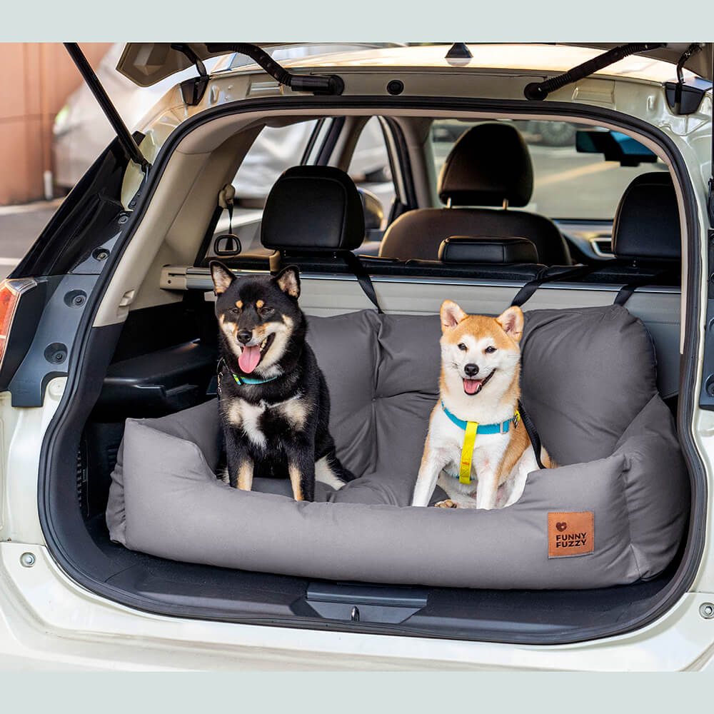 Travel Bolster Safety Medium Large Dog Car Back Seat Beds