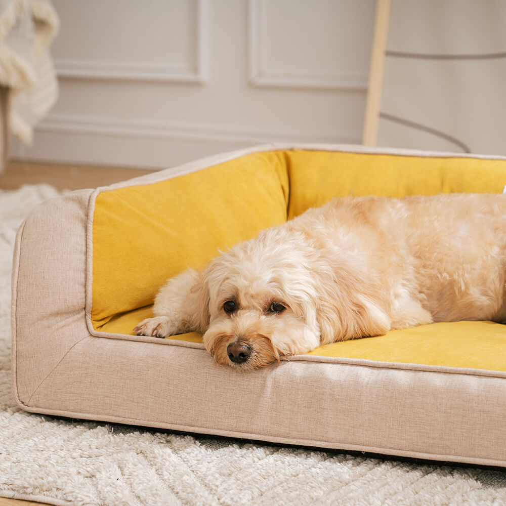 Sofá-cama ortopédico confortável para cães com suporte total Ultimate Lounger