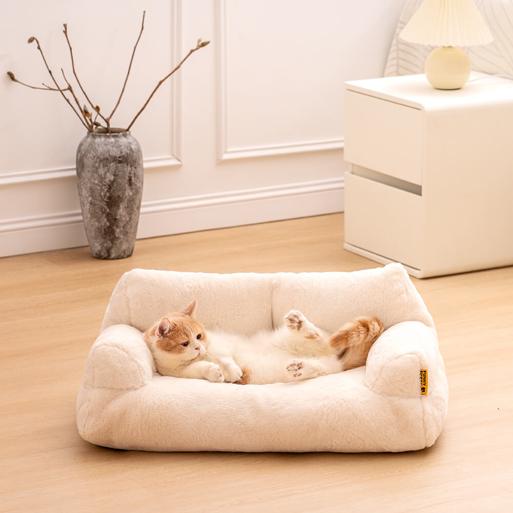 Sofá-cama vintage lazer diamante para cães e gatos