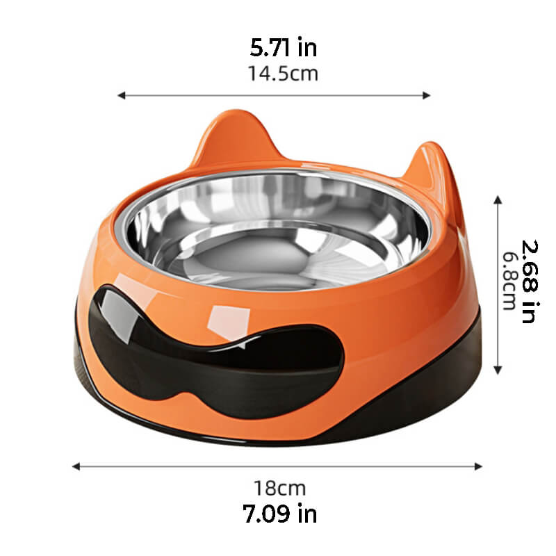 Large Capacity Easy-Clean Pet Bowl with Stainless Steel