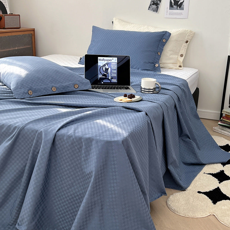 Light Luxury Cotton Skin-friendly Breathable Flat Sheet Set