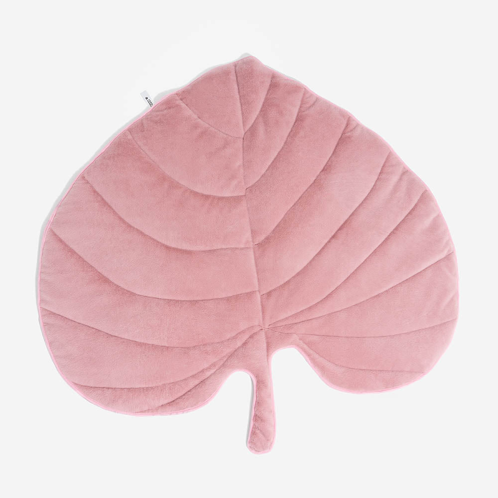 Plush Leaf-Shaped Washable Dog Mat-The Leaf Collector