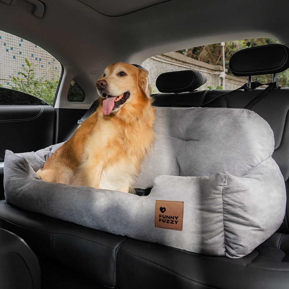 Cama de assento traseiro de carro para cães médios e grandes de segurança para viagem