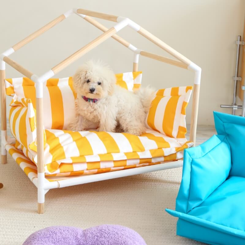 Waterproof Scratch Resistant Antibacterial Pet Sofa Dog Bed