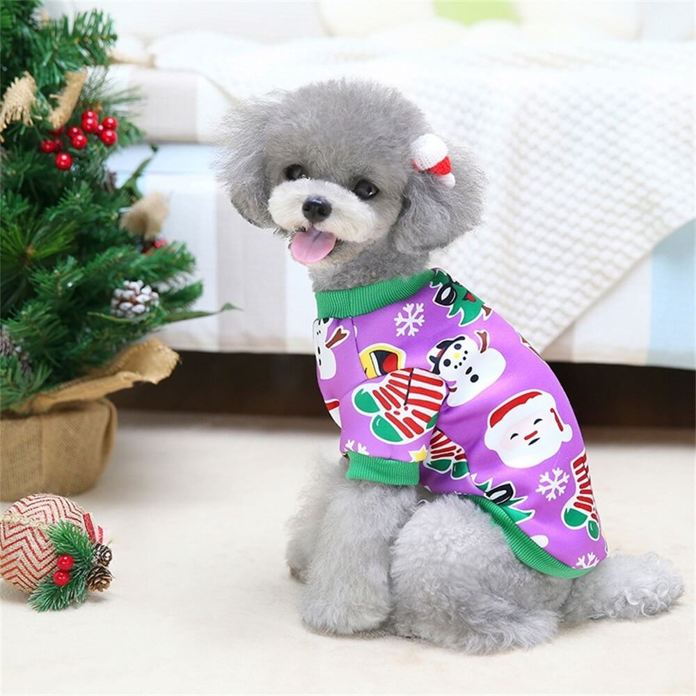 Christmas Snowman Dog Shirt – Festive and Fun for the Holidays