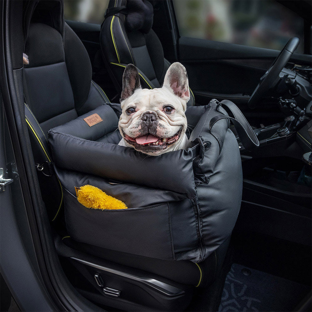 Cama elevatória para assento de carro de couro sintético Deluxe - Urban Voyager