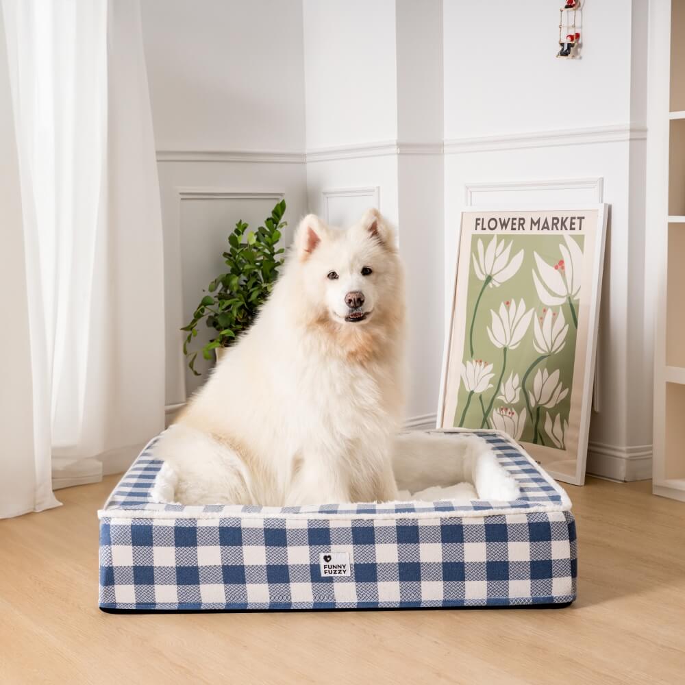 Festive Calming Pet Bed - Gift Bundle 3pcs