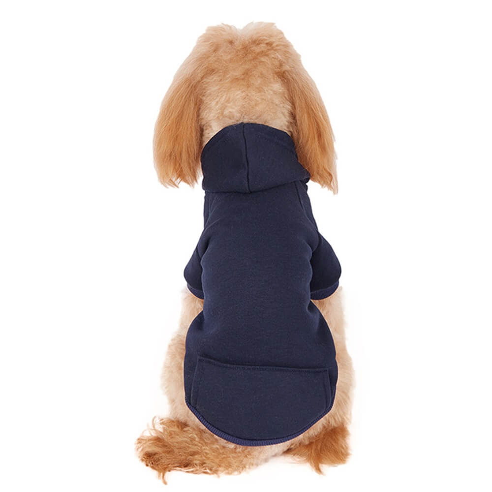 Cozy Solid Color Dog Hoodie – Available in Four Colors