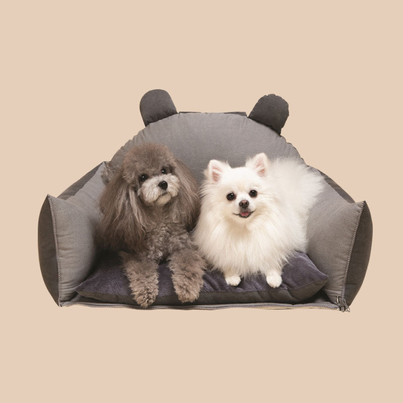 Bear Ears Pet Car Safety Bed Dog Car Seat Beds