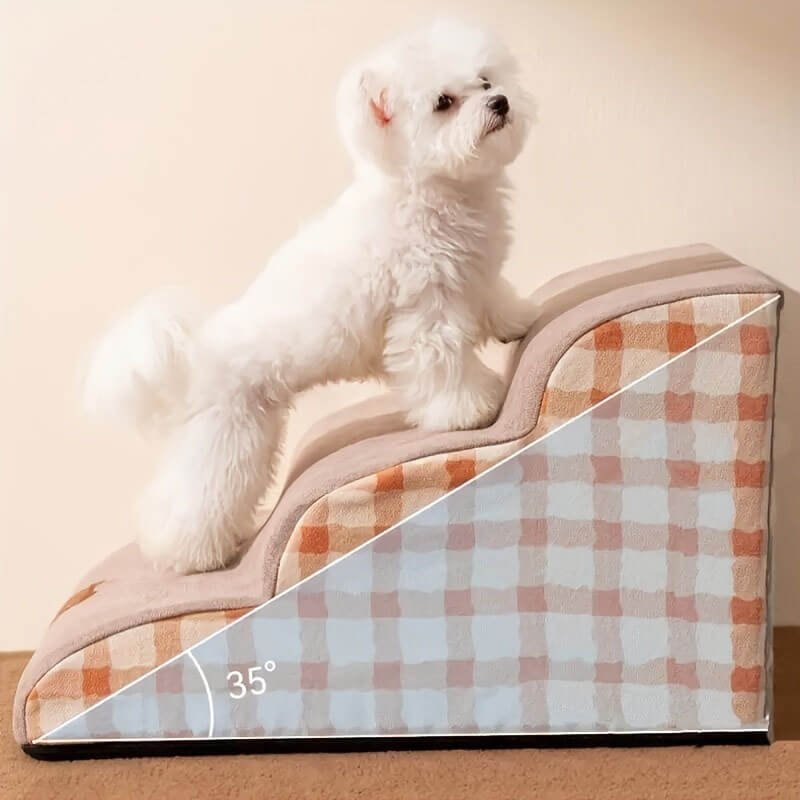 Escada de escalada para animais de estimação com padrão simples Escadas removíveis para cães