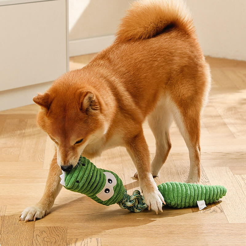 Rope Squeaky Dog Interactive Toy - Animal Series