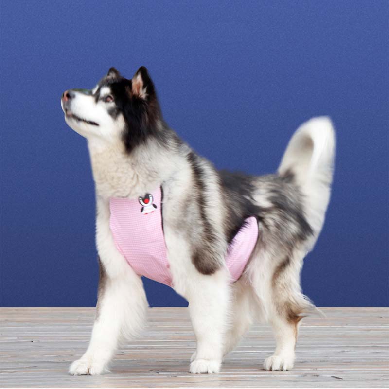 Waterproof Plaid Pet Slobber Bib Dog Belly Cover