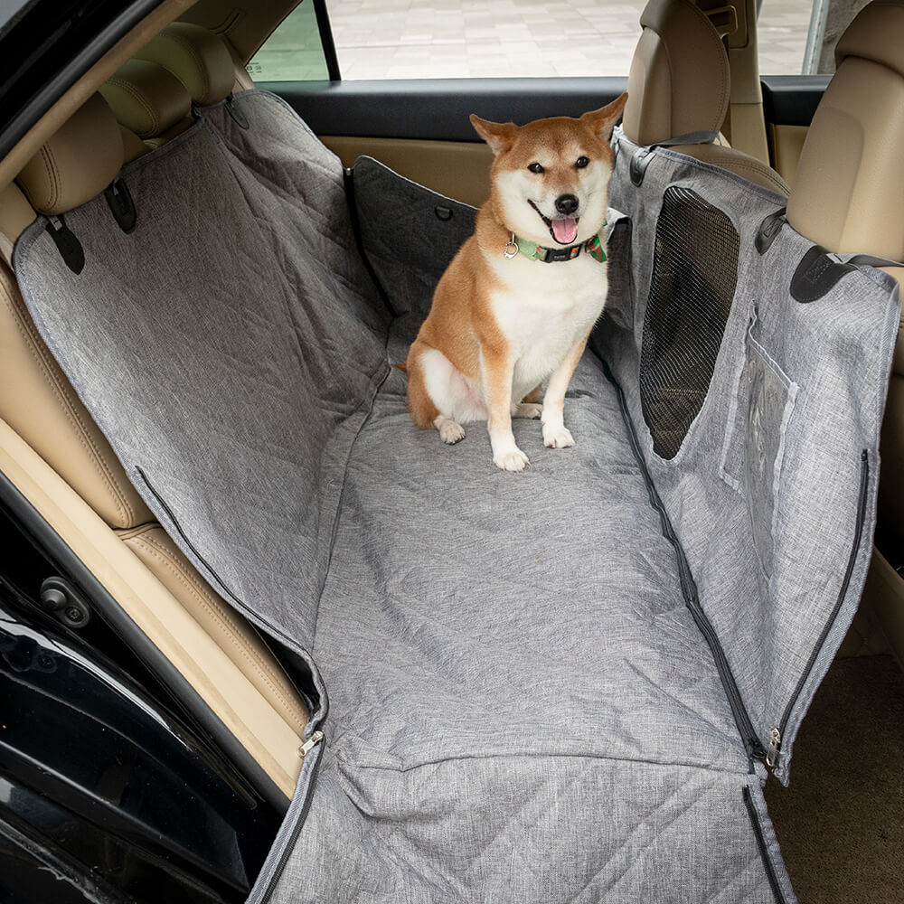 Capa de assento de carro para cachorro em tecido catiônico Oxford à prova d'água resistente a arranhões