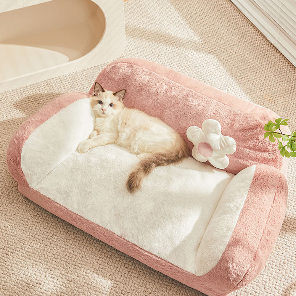 Sofá-cama de gato quente de pelúcia para lazer e moda