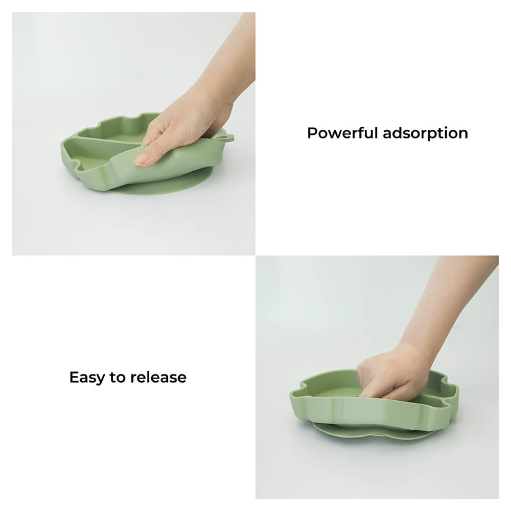 Suction Cup Pet Bowl - Leaf